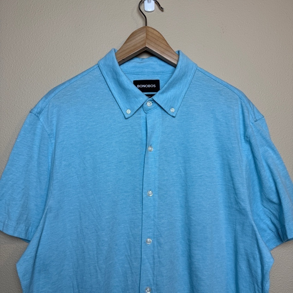 Bonobos Men’s Standard Fit Button Down Short Sleeve Shirt Size XL - Picture 2 of 5